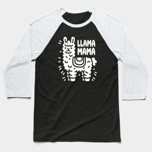 Mama Llama Funny Design for Mothers Gifts Baseball T-Shirt